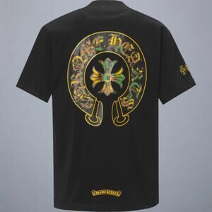 Chrome Hearts Men's Black Short Sleeve T-Shirt